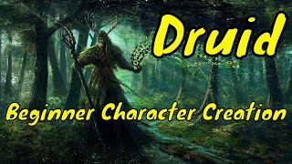 Druid - Beginner Character Creation Dungeons & Dragons 5E 🔴#4k LIVE