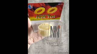 Acuan 172 Cetakan Kue Kering Cookies Jam Tart Motif Oval