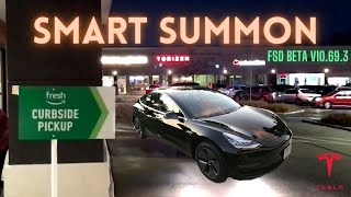 Tesla Smart Summon w/ FSD Beta v10.69.3 - How Well Does It Work? 2022.36.15