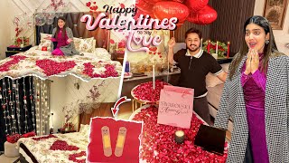 BEST VALENTINES DAY SURPRISE EVER 😍 | Areeb Ki Taraf Sy Special Gifts♥️ | Gift Unboxing Py Reaction😱