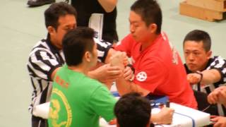 2013JAWA全日本アームレスリング男子決勝L-75