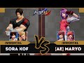 KOFXV🕹️SORA KOF (Beni/Yuri/Kim) vs A.E MARYO (Chris/Athena/Shermie)🕹️Replay Match - 08/24