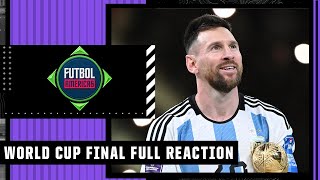 FULL REACTION World Cup Final: ARGENTINA WINS THE WORLD CUP 🏆🇦🇷 | Futbol Americas