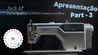 Video 3 - - Apresentação Jack A7 - - Jack Digital feeding computerized Lockstitch