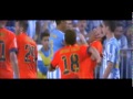 Wellington Horror Attacking Leo Messi neck at Malaga vs Barcelona 2014 (HD) 720p