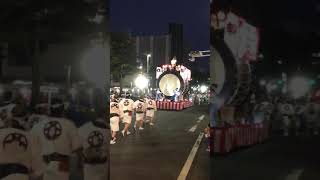 うねめ祭り(10尺太鼓と小若組山車)