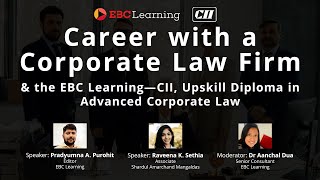 Corporate Law Career: Career with a Corporate Law Firm | #EBCLearning.com