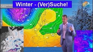 Winter-(Ver)Suche! Erst Inversions-Gefahr, dann Ost-Strömung. Wettervorhersage 30.01.-05.02.2025.