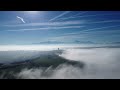 dji mini2 4k flying over the fog gran sasso giulianova abruzzo