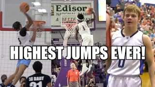 HIGHEST JUMPS FROM HIGH SCHOOL BASKETBALL!