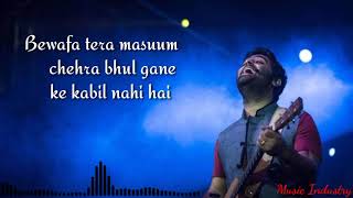 |Lyrics |Bewafa Tera Masoom Chehra|Rochak kohli Feat. Jubin Nautiyal, Rashmi V |Music Industry