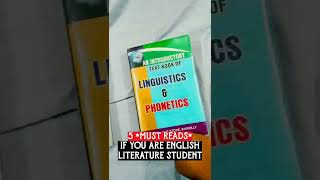 5 *MUST READS* if you are English Literature student | English literature books #literature_shiksha