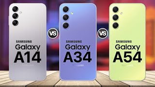 Samsung Galaxy A54 VS Galaxy A34 VS Galaxy A14 | Launch