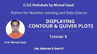 Contour Plot and Quiver plot: Tutorial 9