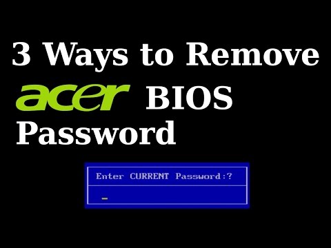acer predator bios password reset