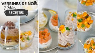 VERRINE DE NOEL | 7 idées simples \u0026 rapides d'apéritifs | amuse bouche petit budget \u0026 Meal Prep ✨