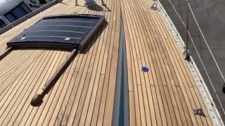 Teak Deck Replacement on \