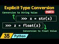 Explicit Type Conversion in Python (Part 2)
