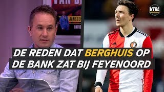 Dit is waarom Berghuis niet in de basis stond bij Feyenoord - VTBL