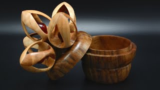 Woodturning:  My First Inside-Out Project (Seed Pod Pot?)