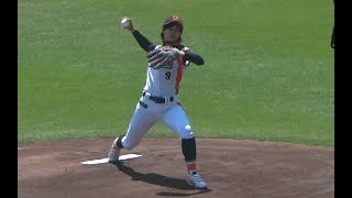 加藤優選手（女子プロ野球）が始球式で物凄いピッチング！