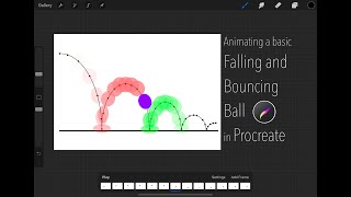 Animating a Basic Falling and Bouncing Ball in the Procreate App