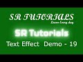 Text Shadow Effect | Demo - 19 | Css | SR Tutorials