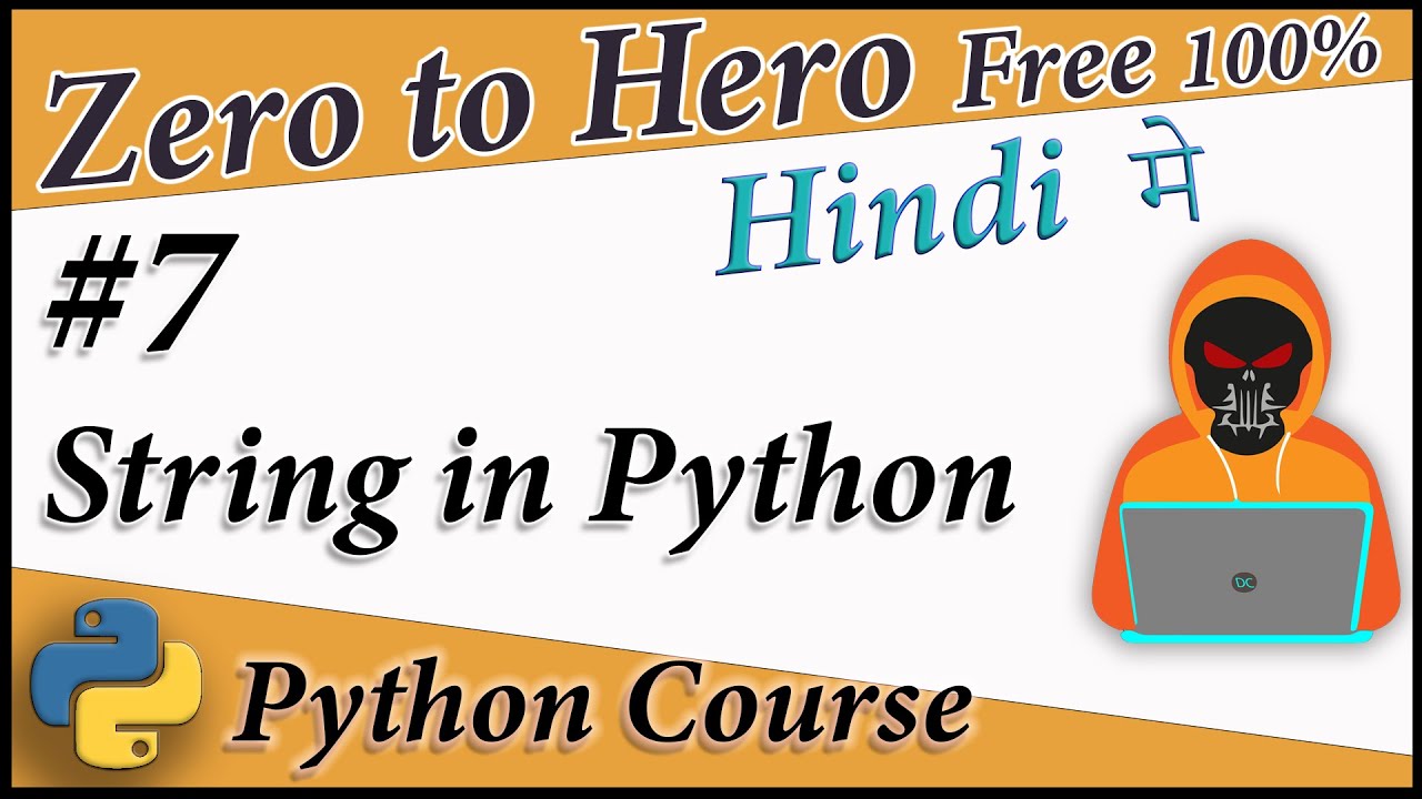 String In Python, String Concatenation, String Splicing || Python Free ...