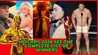 OSCARS 2024 SEE THE COMPLETE LIST OF WINNERS