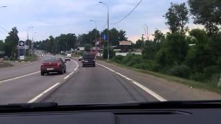 Москва (Бутырский) - Дубна / Moscow - Dubna 08/06/2014 (timelapse 4x)