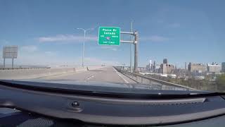 Stunning Drive over Buffalo Skyway Bridge | Downtown Buffalo, NY Skyline Views