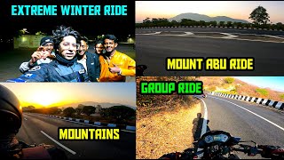 Ahmedabad TO Mount Abu KI EXTREME WINTER  Ride || Full Thandi 🥶 Me Nikle Raato Raat ||  ☃️