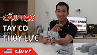 Cấu Tạo Tay co Thủy Lực Cửa Kiểu Truyền Thống [ Kiểu Mỹ ] | Kingston.vn