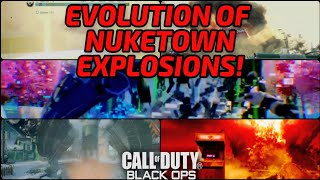 The EVOLUTION of NUKETOWN Explosion Endings! BO1-BO COLD WAR #Shorts