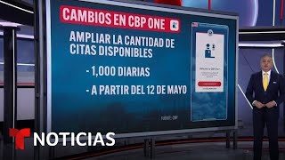 Anuncian cambios en la aplicación CBP One | Noticias Telemundo