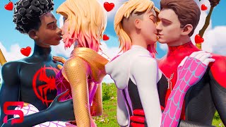 Miles Morales & Spider-Man SWITCH SISTERS for 24 HOURS.. Fortnite