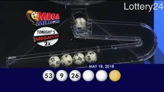 2018 05 18 Mega Millions Numbers and draw results