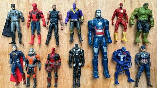 UNBOXING AVENGERS ACTION FIGURES, SPIDEY, SPIDER-MAN, CAPTAIN AMERICA, HULK, VENOM, IRON MAN #499