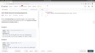 Divide Array Into Increasing Sequences
