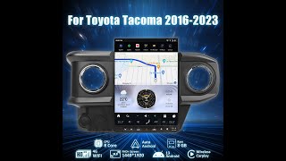 Aucar Android 13 Car Radio Wireless Carplay Screen for Toyota tacoma 2016 2023