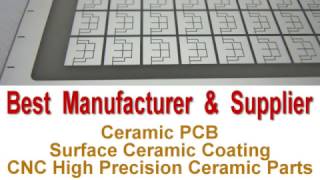 Ceramic PCB Substrate Manufacturer Metallization Service