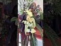 教堂插花 银柳 新年插花 church flower arrangements