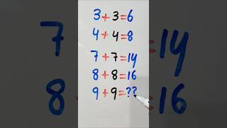 Addition challenge today ☺😊#shortvideo #mathgames #mathtricks