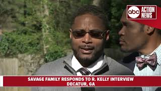 Jocelyn Savage's family holds press conference to address R. Kelly interview