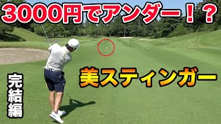 ピンを刺す超美スティンガーでアンダー達成なるか！？ 激安3000円中古アイアンセットだけでアンダー出るんじゃね？　完結編