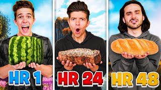 Eating Only Minecraft Food for 50 Hours
