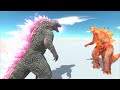 Evolved Godzilla Supercharged VS Thermonuclear Godzilla, who is stronger?