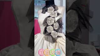 王兴满中国人，婚纱礼服设计创新。 #channel #fashion #chinesecostume