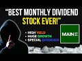 BEST Monthly Paying Dividend Stock Of ALL TIME?! MAIN Street Capital Review!