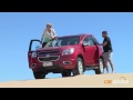 holden colorado 7 sand driving at stockton